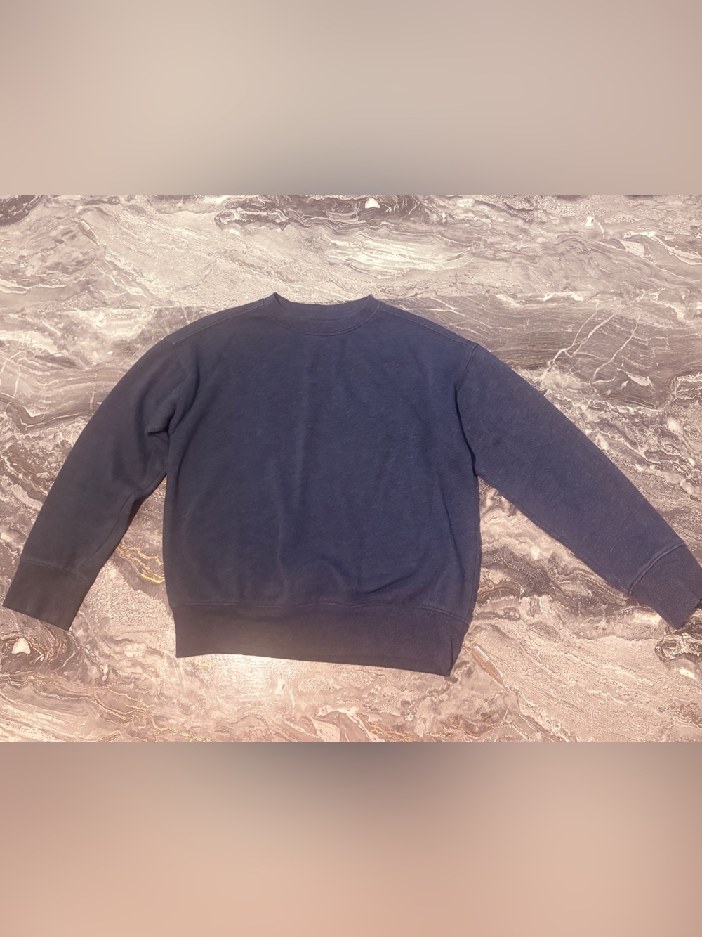 Boys Crewneck Sweater - Navy Size 8 Medium